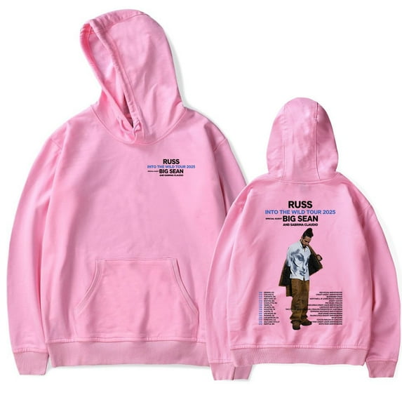 Russ Into The Wild Tour 2025 Merch Hoodies For Men/Women Unisex Long Sleeve Sweatshirt Cosplay Fashion Streetwear