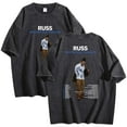 thumbnail image 1 of Russ Into The Wild Tour 2025 Merch T-Shirt Cotton Wash Tee Women Men Short Sleeve Crewneck Tee, 1 of 3
