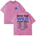 thumbnail image 1 of Russ Into The Wild Tour 2025 Merch T-Shirt Cotton Wash Tee Women Men Short Sleeve Crewneck Tee, 1 of 3