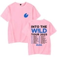 thumbnail image 1 of Russ Into The Wild Tour 2025 Merch T-Shirt Women Men Casual Crewneck Short Sleeve Fashion Tee, 1 of 3