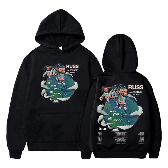 Russ It Was You All Along Tour 2024 Hoodie Cosplay Sweatshirt Unisex Clothes Fashion Top