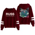 thumbnail image 1 of Russ It Was You All Along Tour Pullover Hoodies Fashion Tops Hip Hop Pocketless Sweatshirts, 1 of 2