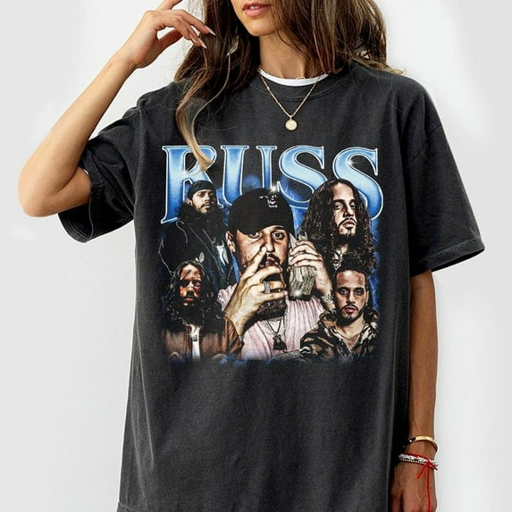 Russ Rapper Album Tour 2025 Vintage Bootleg Music T-Shirt