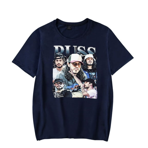 Russ Tour 2025 T-shirts Merch Women Men Clothes Trend Casual Short Sleeve Top