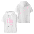thumbnail image 1 of Russ Wild Hooded T-shirt Women Men Short Sleeve Tee Casual Fashion Tops, 1 of 2