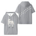 thumbnail image 1 of Russ Wild Hooded T-shirt Women Men Short Sleeve Tee Casual Fashion Tops, 1 of 2