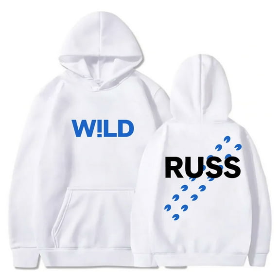 Russ Wild Merch Hoodies HipHop Streetwear Women Men Long Sleeve Sweatshirts