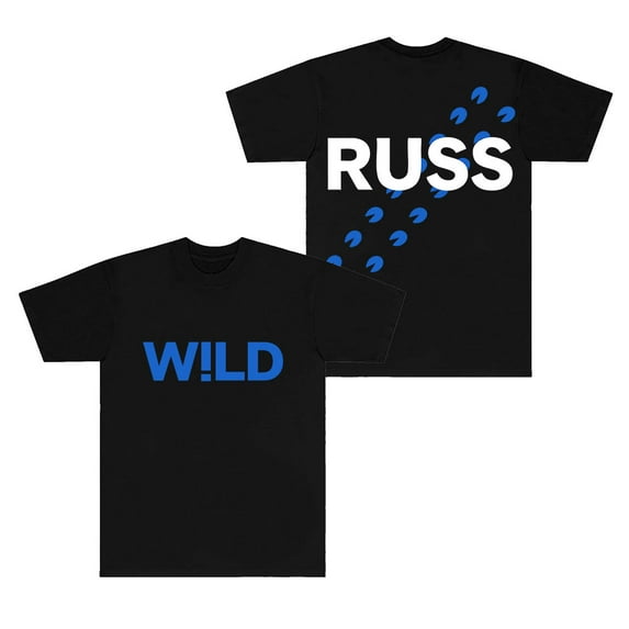 Russ Wild Merch T-Shirts HipHop Streetwear Tops Women Men Crewneck Short Sleeve Tee