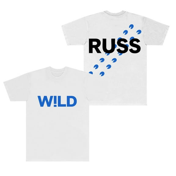 Russ Wild Merch T-Shirts HipHop Streetwear Tops Women Men Crewneck Short Sleeve Tee