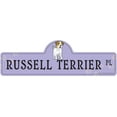 thumbnail image 1 of Russel Terrier Street Sign | Indoor/Outdoor | Dog Lover Funny Home Décor for Garages, Living Rooms, Bedroom, Offices | SignMission personalized gift | 24" Wide, 1 of 5