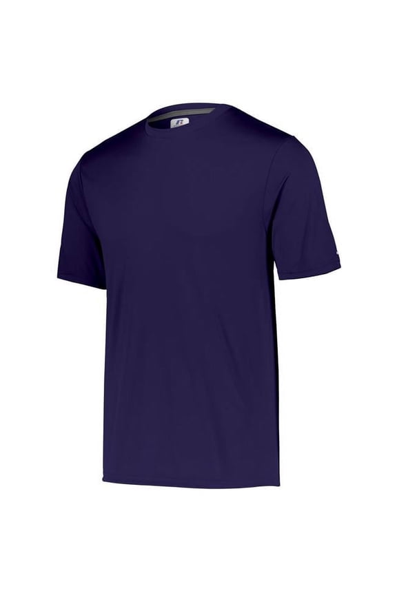 629X2M.PUR.S Adult Dri-Power Core Performance T-Shirt, Purple - Small