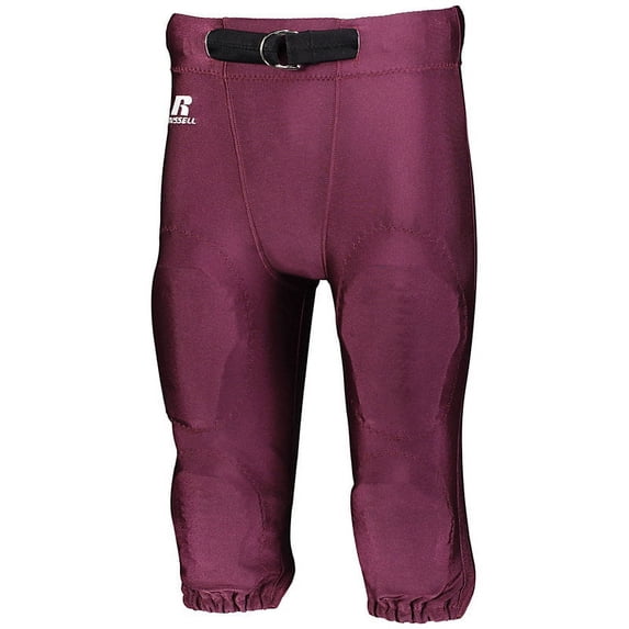 Russell Adult Deluxe Game Pant, Maroon - 2XL