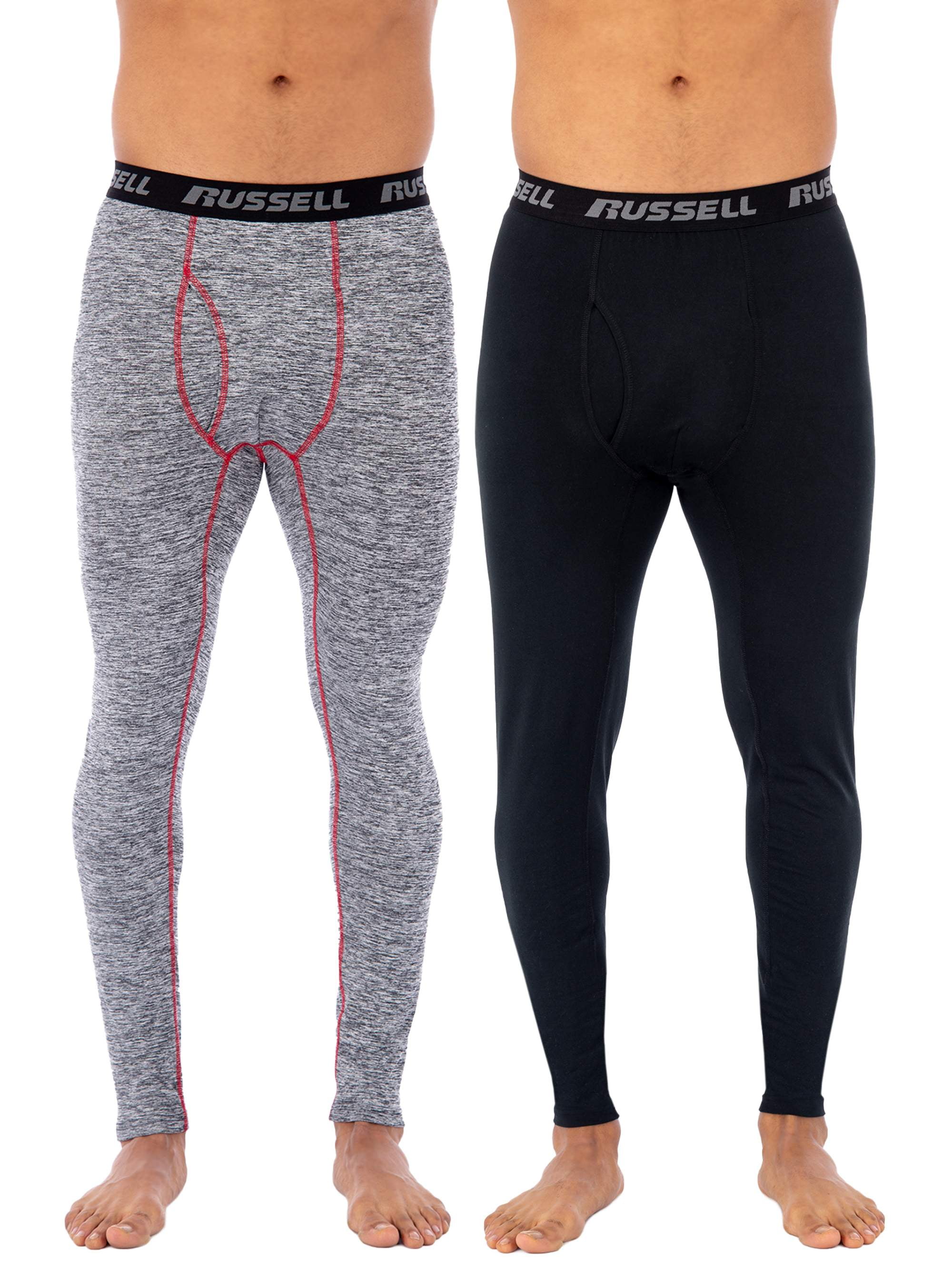 Russell Adult Mens \u0026 Big Mens L2 Active Performance Base Layer Thermal Pant,  2-Pack, Sizes M-5XL - Walmart.com