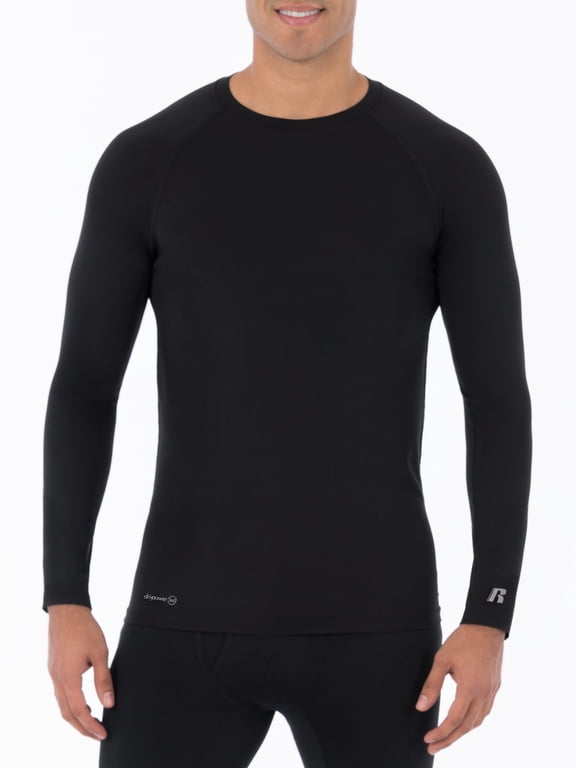 Adult Mens & Big Mens L2 Performance Baselayer Thermal Underwear Long Sleeve Top, Sizes M-5XL