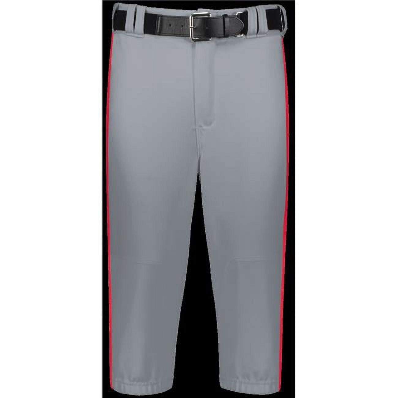Russell Athletic Youth Diamond Series Knicker 2.0 Baseball Pants – Grey/Black, Size Small