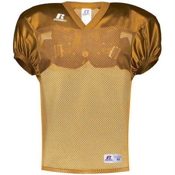 Russell Adult Stock Practice Jersey, Gold - 3XL