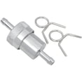 thumbnail image 1 of Russell Alloy Gas Filter, 1/4in. - Chrome, 1 of 1