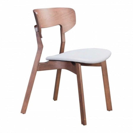 Russell Armchair - Walnut & Light Gray - Pack of 2