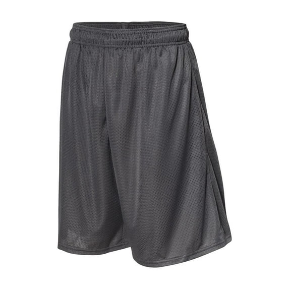 "Russell Athletic 9"" Dri-PowerÃ‚Â® Tricot Mesh Shorts with Pockets Size 3XL Color Greys"