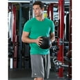 thumbnail image 1 of Russell Athletic B60934103 9 in. Dri-Power Tricot Mesh Shorts with Pockets, Steel - Small, 1 of 4