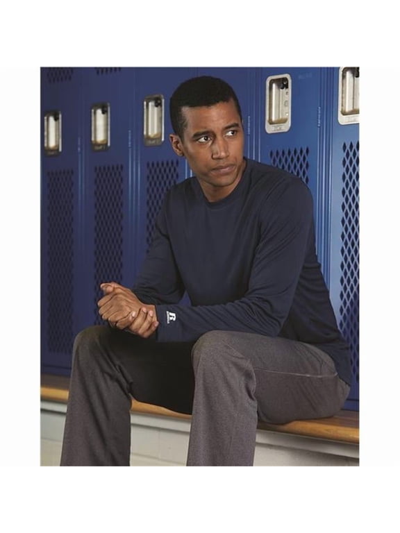 B62234675 Core Performance Long Sleeve T-Shirt, Purple - Large