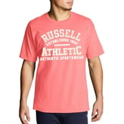 Russell Athletic Big Men's Graphic Short Sleeve T-Shirt, Sizes XLT-6XL