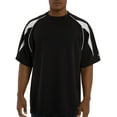 thumbnail image 1 of Russell Athletic Big & Tall Dri-Power Crew with shoulder insert, Black/White, 3X, 1 of 1