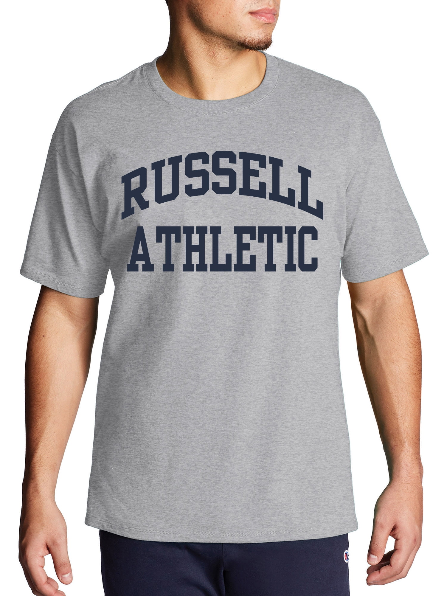 Russell Athletic Big & Tall Men's Classic Logo Graphic Tee, Sizes XLT ...