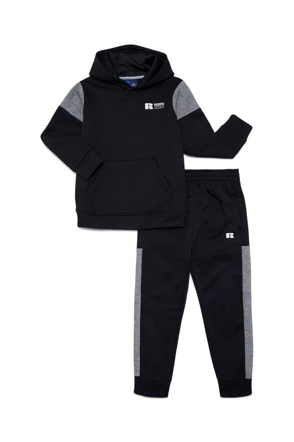 Toddler & Boys Colorblock Fleece Hoodie and Joggers Set, 2-Piece, Sizes 2T-18 & Husky