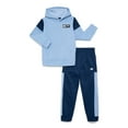 thumbnail image 1 of Russell Athletic Toddler & Boys Colorblock Fleece Hoodie and Joggers Set, 2-Piece, Sizes 2T-18 & Husky, 1 of 3