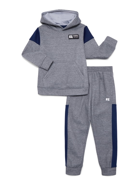 Toddler & Boys Colorblock Fleece Hoodie and Joggers Set, 2-Piece, Sizes 2T-18 & Husky