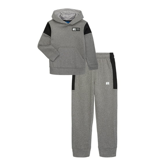 Russell Athletic Toddler & Boys Colorblock Fleece Hoodie and Joggers Set, 2-Piece, Sizes 2T-18 & Husky