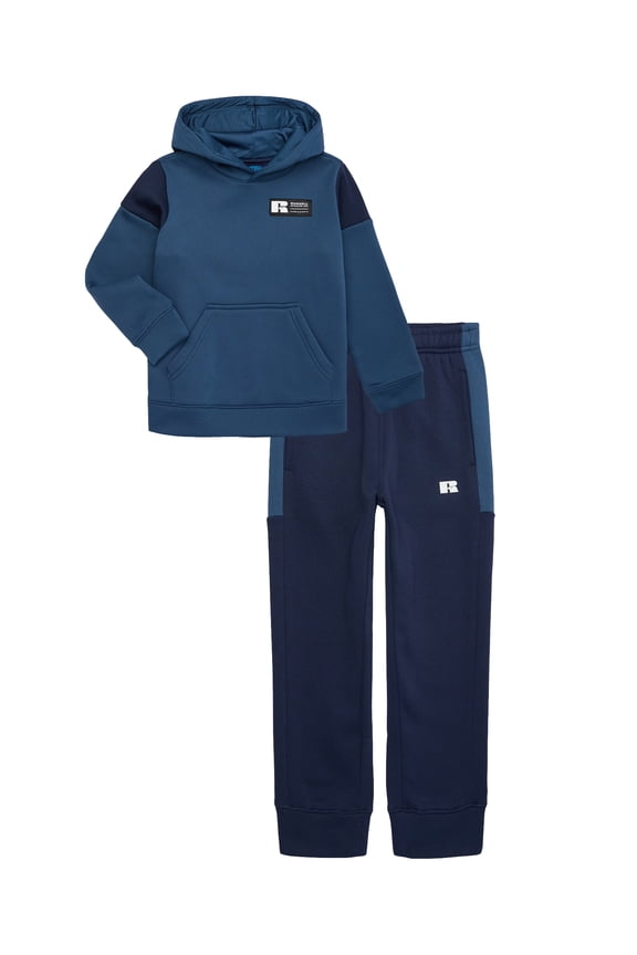 Toddler & Boys Colorblock Fleece Hoodie and Joggers Set, 2-Piece, Sizes 2T-18 & Husky