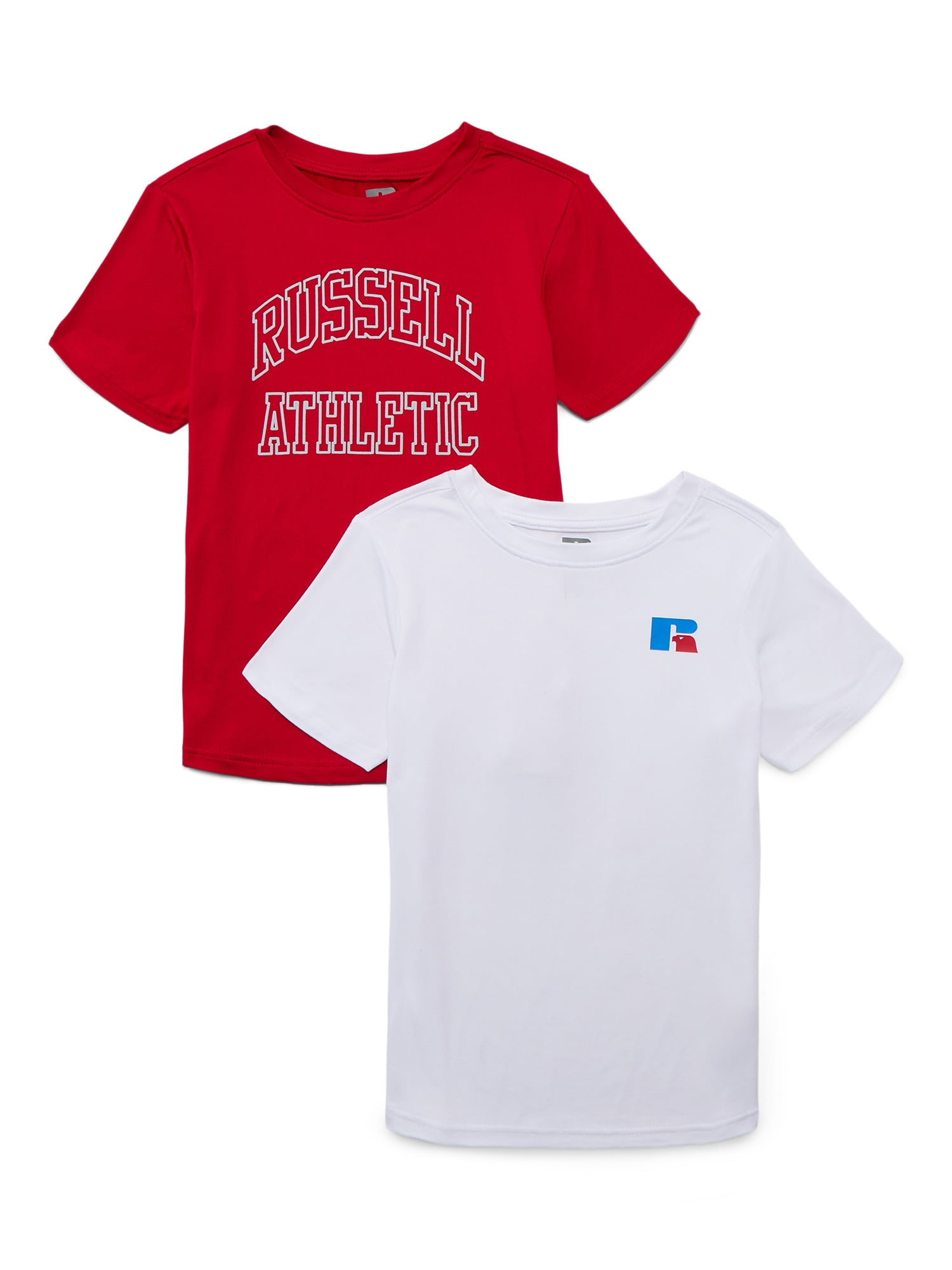Russell Athletic Boys Logo Graphic T-Shirt, 2-Pack, Sizes 2T-5T