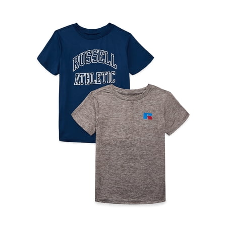 Russell Athletic Boy's Logo Graphic T-Shirt, 2-Pack, Sizes 4-18