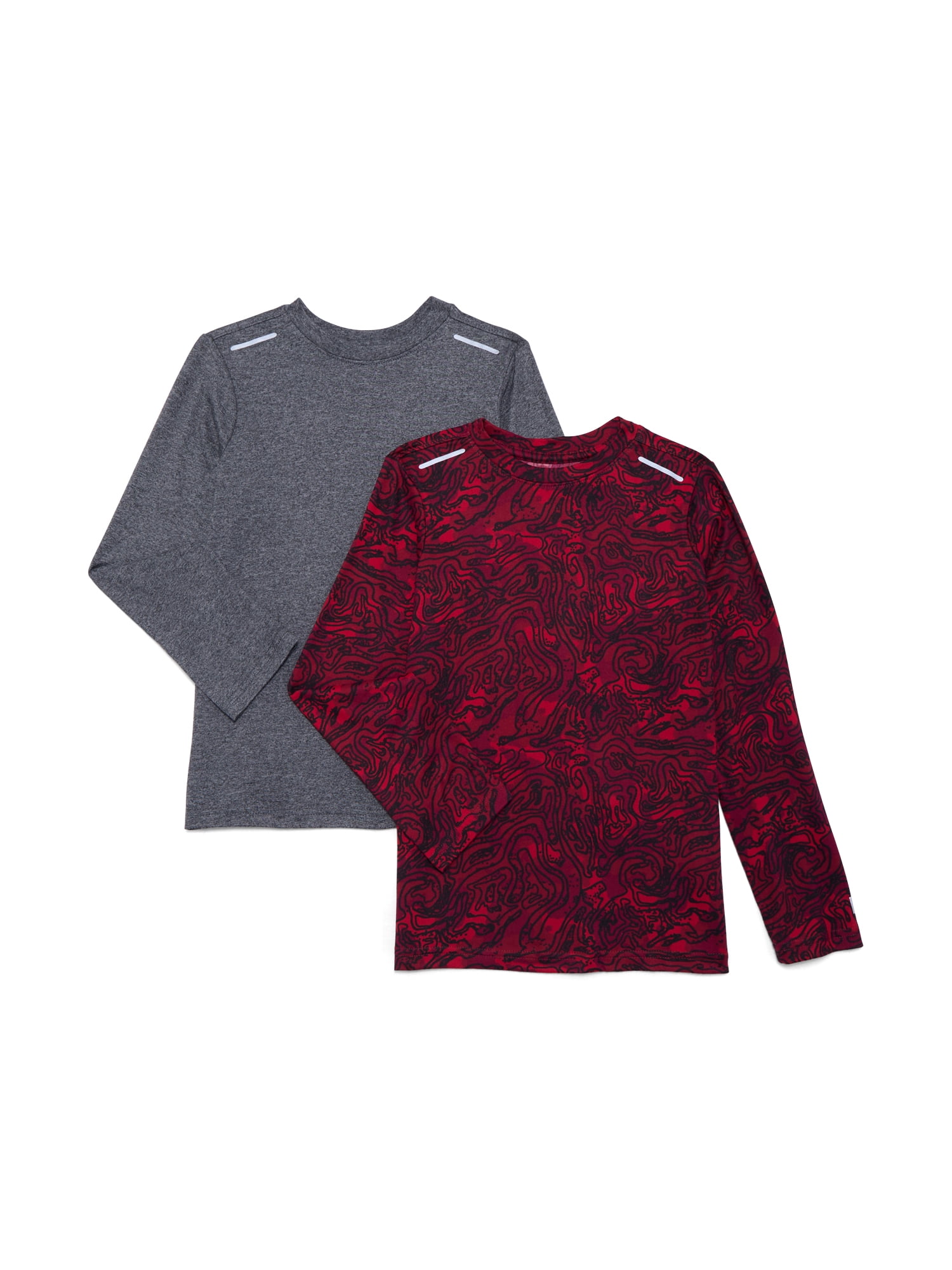 Russell Athletic Boy's Performance Tee with Long Sleeves, 2-Pack, Sizes 2T-5T