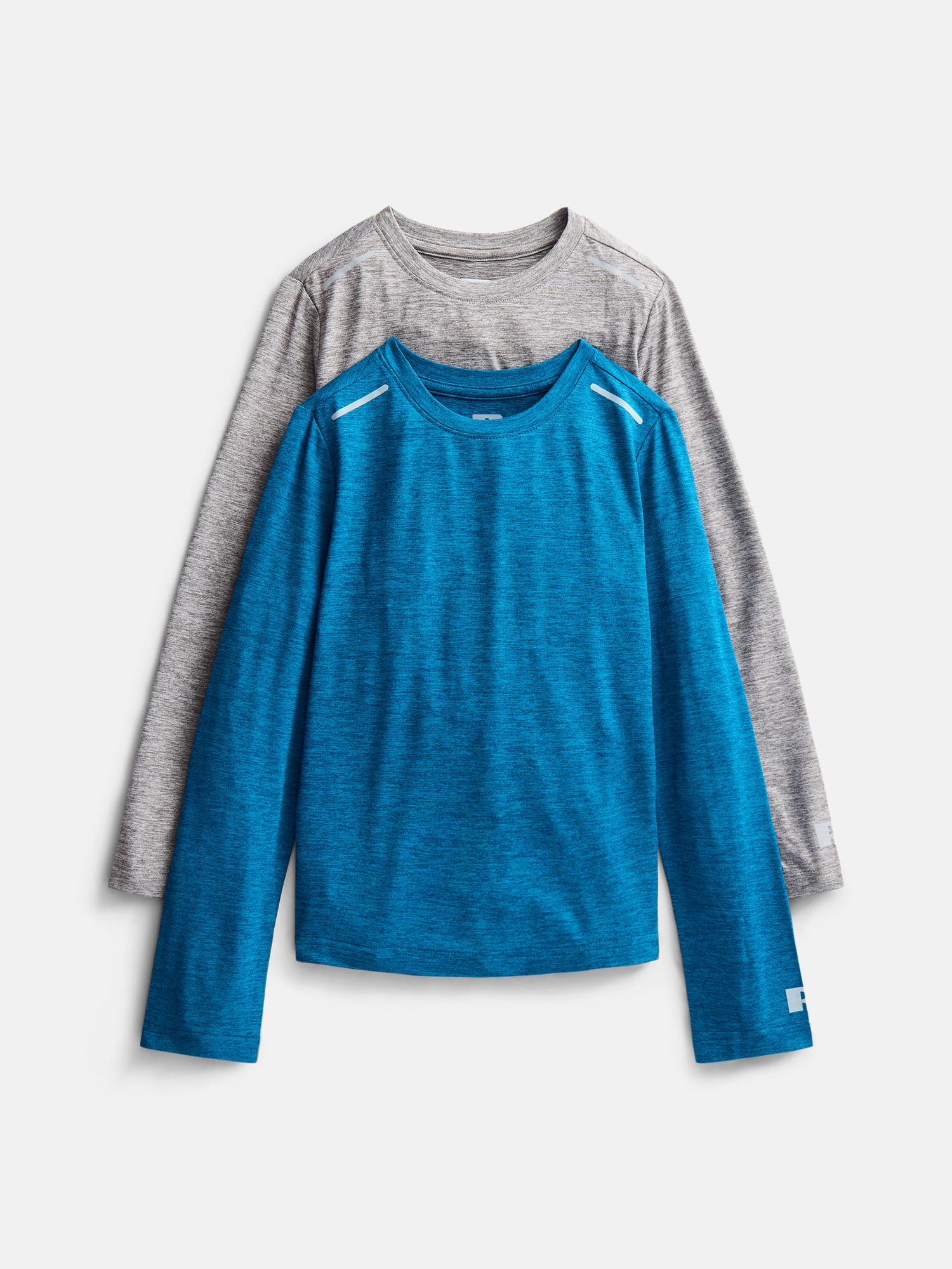 Russell Athletic Boys Performance Long Sleeve Tees, 2 Pack, Sizes 4-18