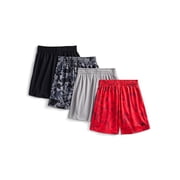 Russell Athletic Boy's Performance Mesh Shorts, 4-Pack, Sizes 4-18 & Husky