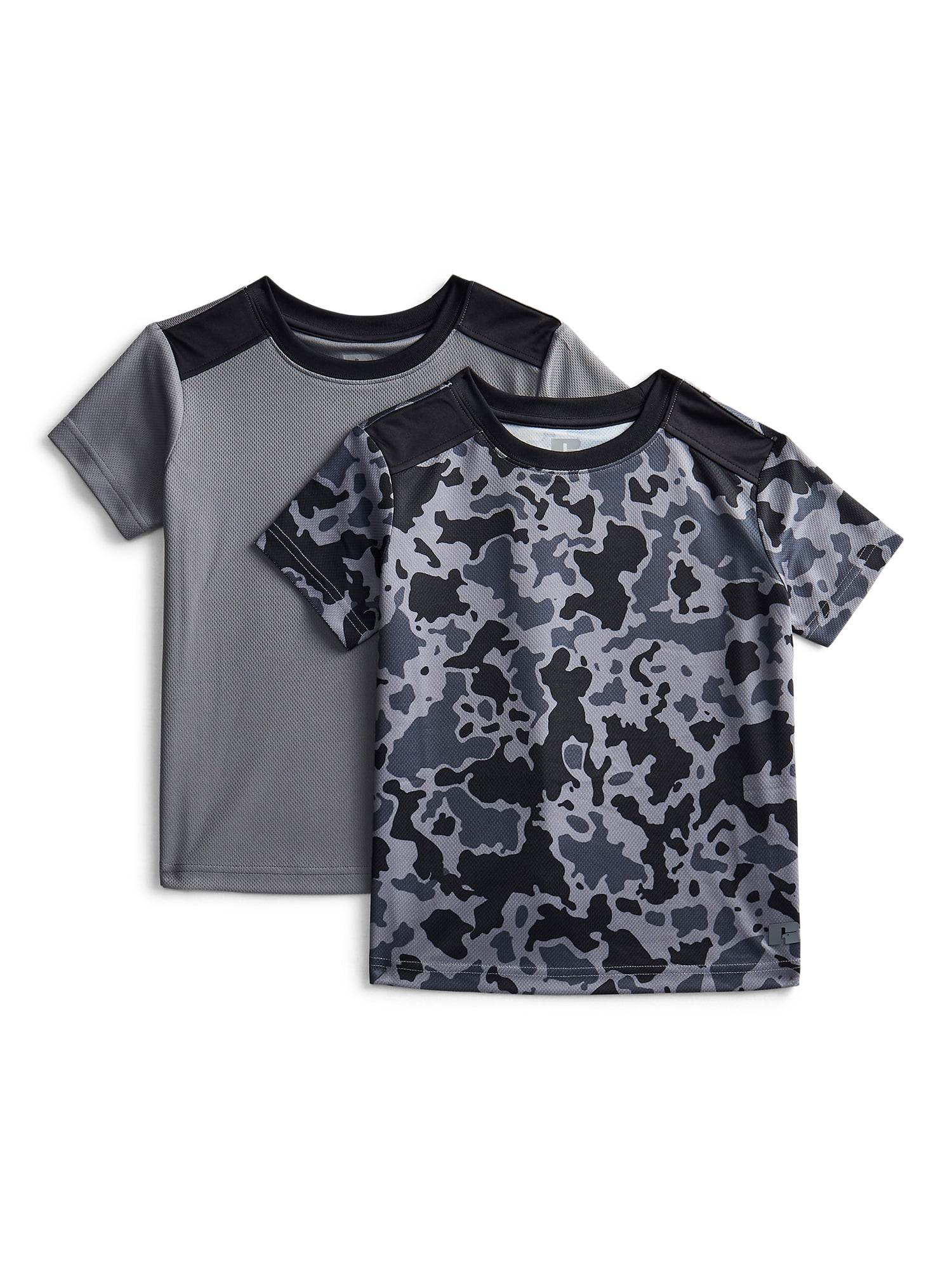 Russell Athletic Boys Performance Short Sleeve Mesh T-Shirts, 2-Pack, Sizes 4-18