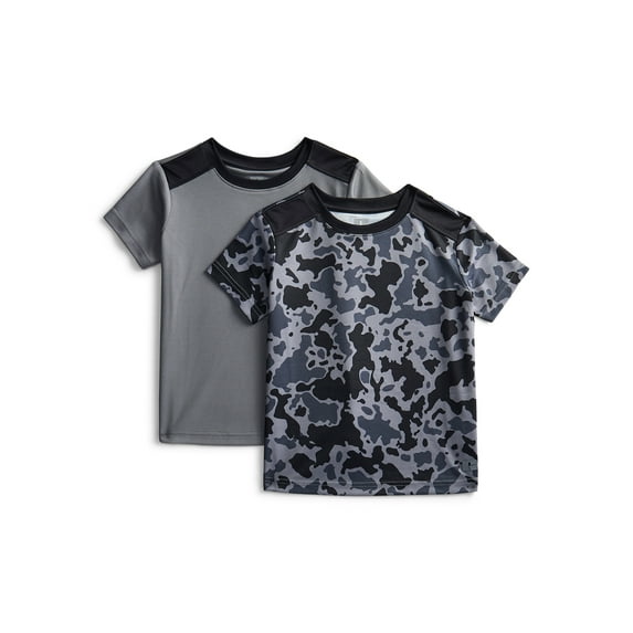 Russell Athletic Boys Performance Short Sleeve Mesh T-Shirts, 2-Pack, Sizes 4-18