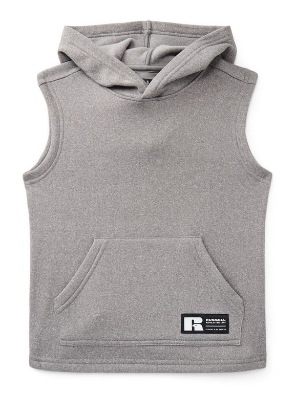Boys Performance Sleeveless Fleece Hoodie, Sizes 4-18