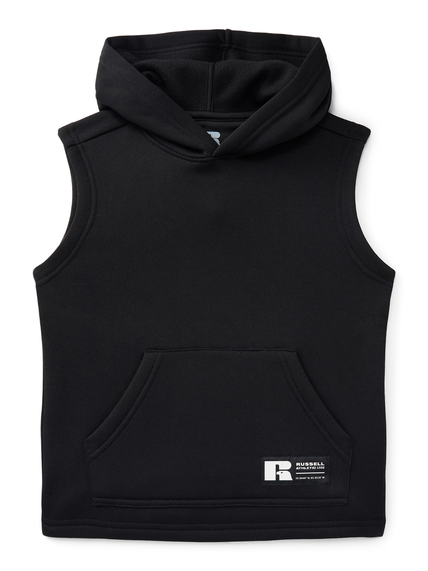 Russell Athletic Boys Performance Sleeveless Fleece Hoodie, Sizes 4-18