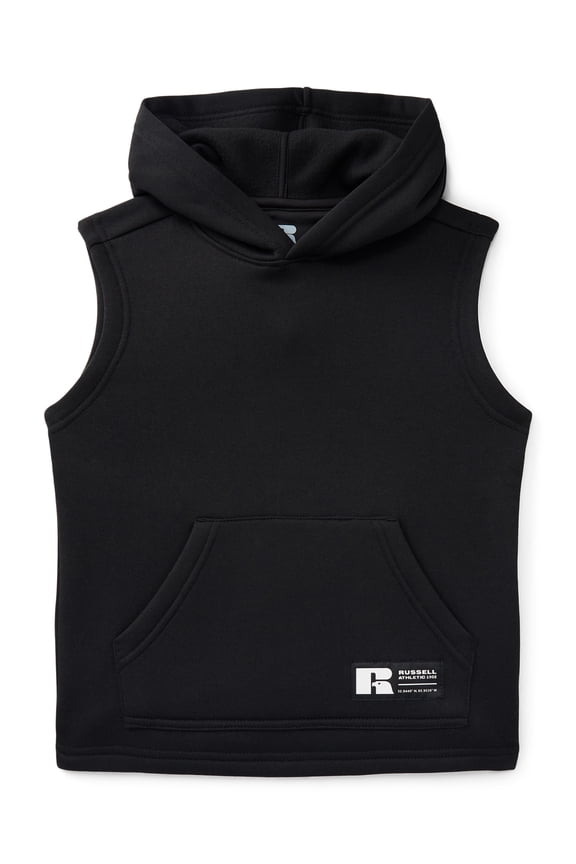 Boys Performance Sleeveless Fleece Hoodie, Sizes 4-18