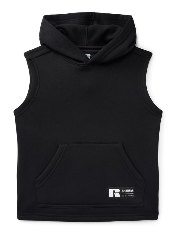 Boys Performance Sleeveless Fleece Hoodie, Sizes 4-18