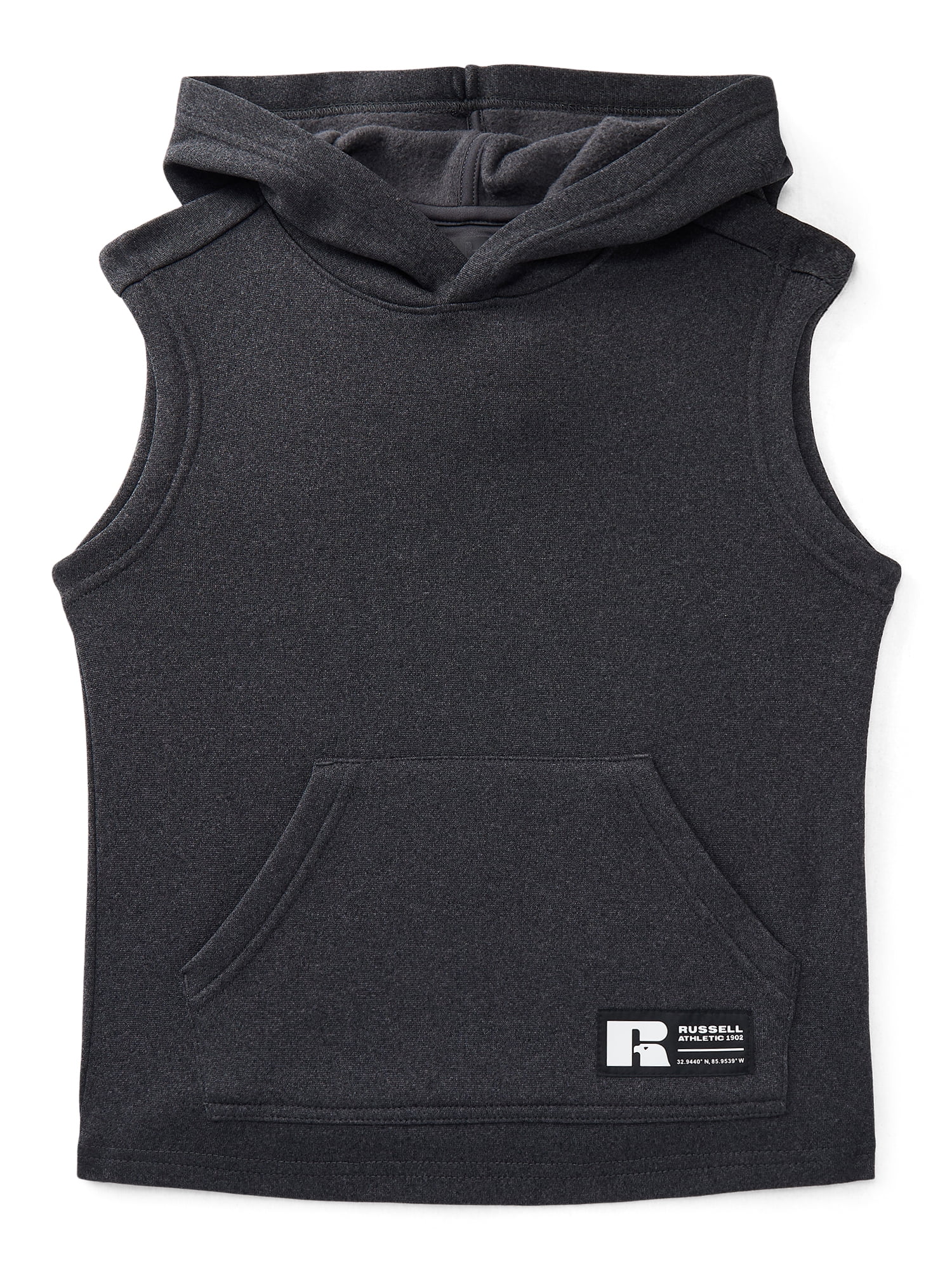 Russell Athletic Boys Performance Sleeveless Fleece Hoodie, Sizes 4-18