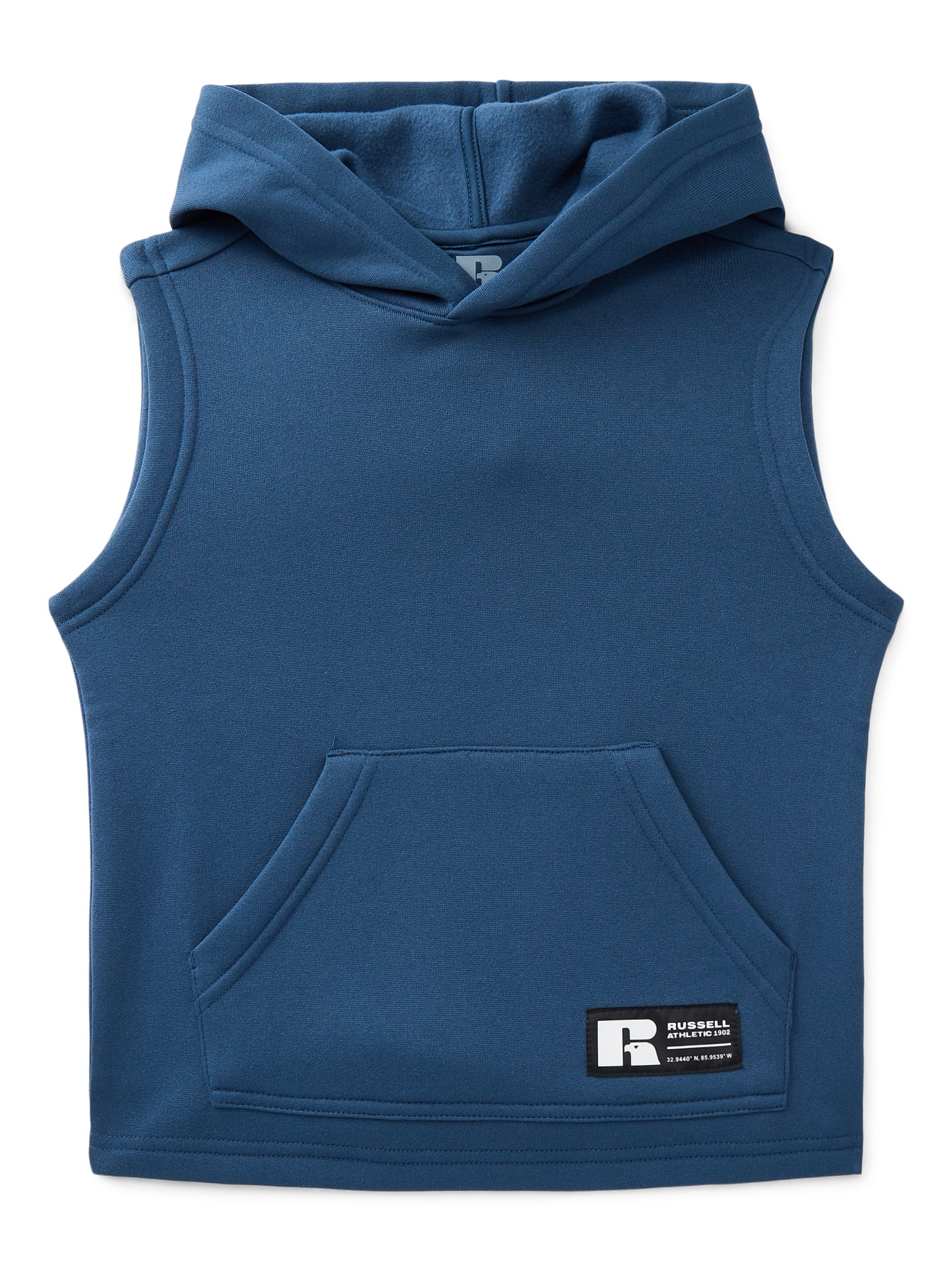 Russell Athletic Boys Performance Sleeveless Fleece Hoodie, Sizes 4-18