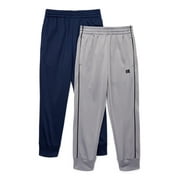 Russell Athletic Boy's Pull-On Tricot Jogger Pants, 2-Pack, Sizes 2T-5T