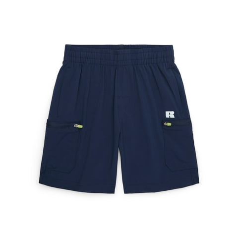 Boys Active Stretch Woven Cargo Shorts, Sizes 4-18 & Husky