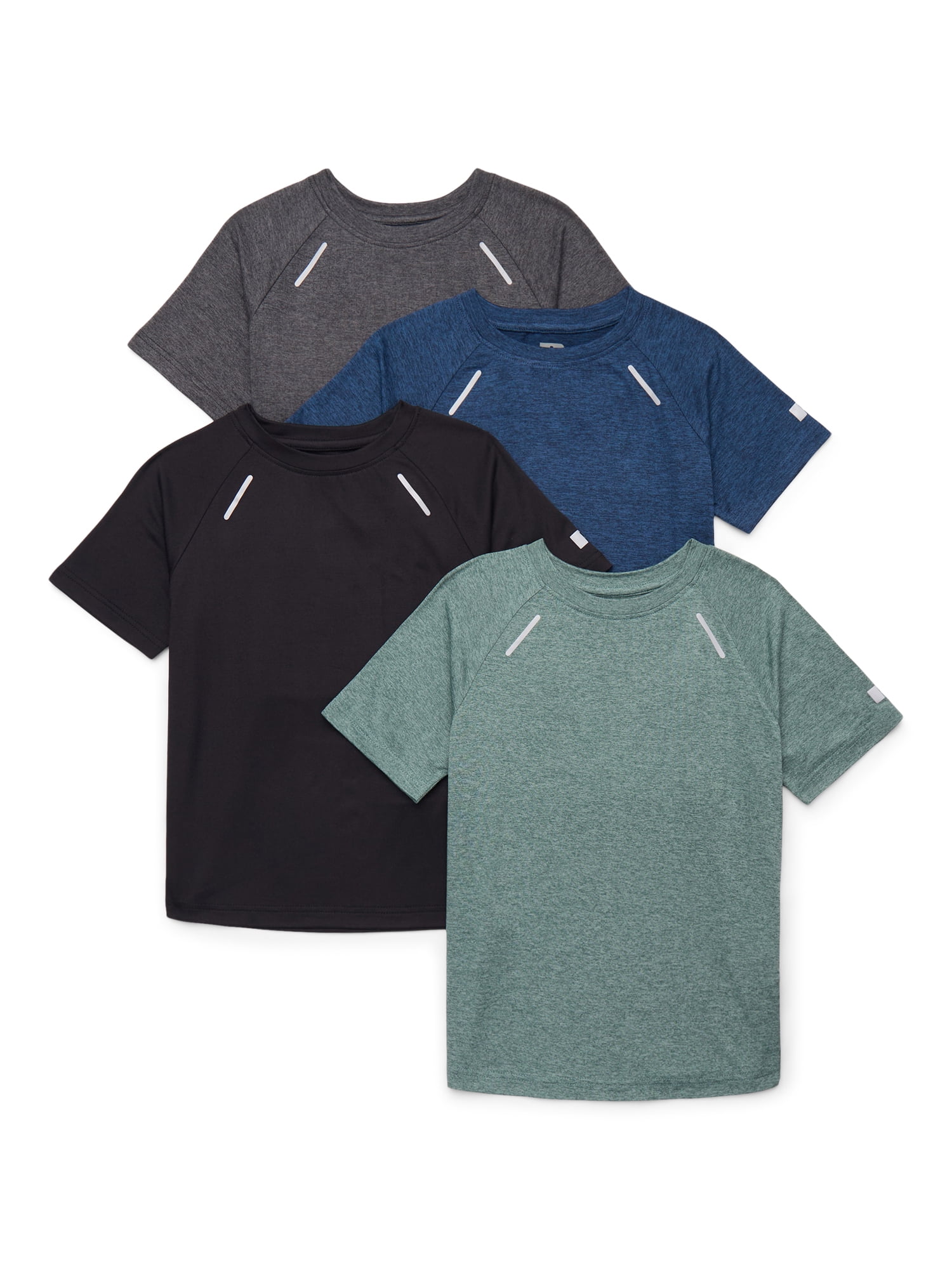 Boys Runner Tech T-Shirt, 4-Pack, Sizes 2T-5T