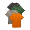 thumbnail image 1 of Russell Athletic Boys Runner Tech Short Sleeve T-Shirt, 4-Pack, Sizes 4-18 & Husky, 1 of 5